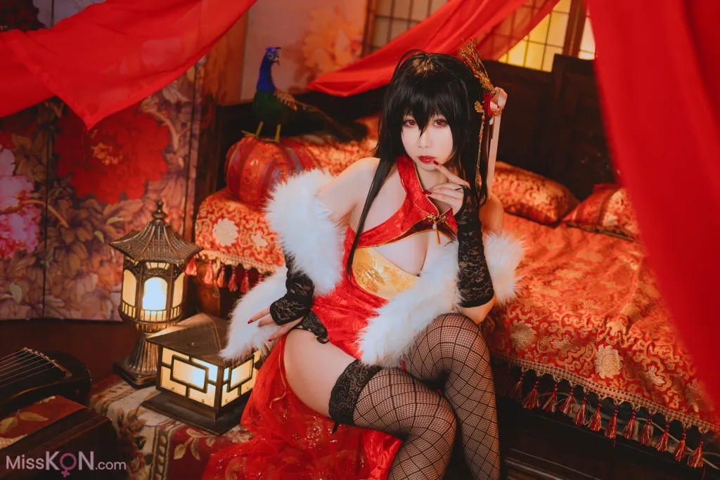Coser@贞子蜜桃: 大凤旗袍 (10 photos)