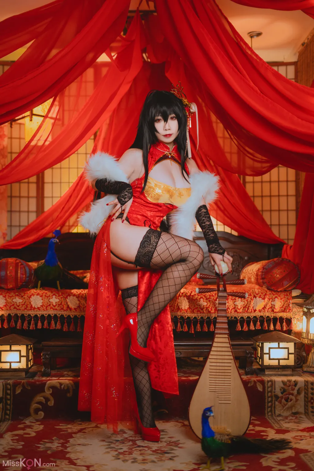 Coser@贞子蜜桃: 大凤旗袍 (10 photos)