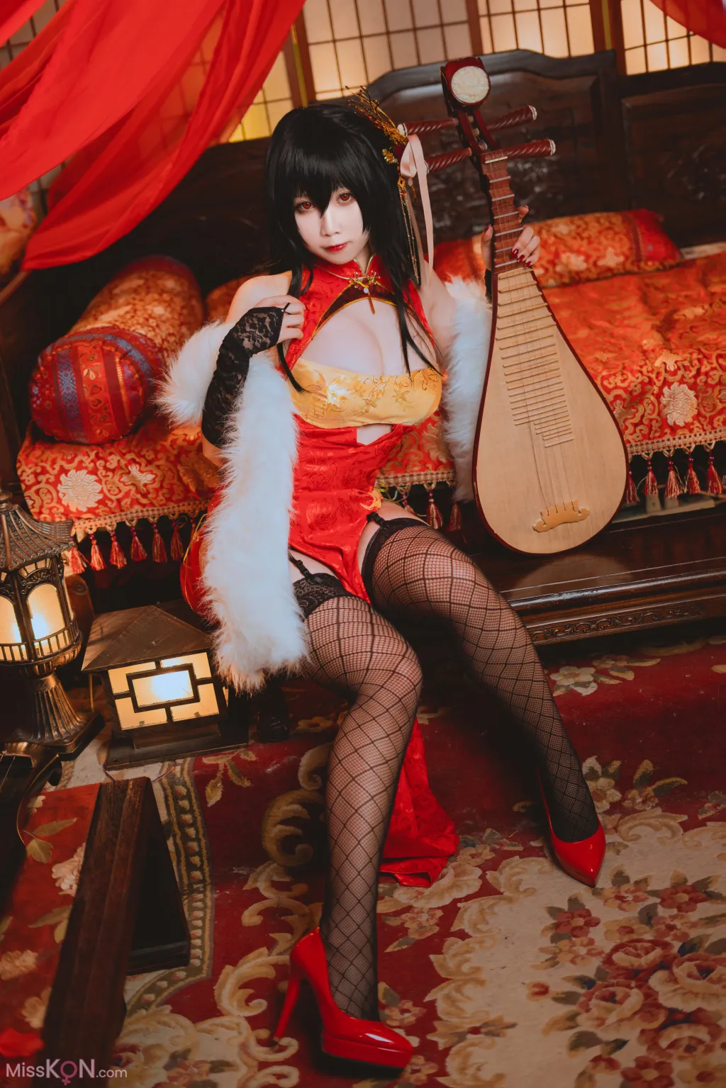 Coser@贞子蜜桃: 大凤旗袍 (10 photos)