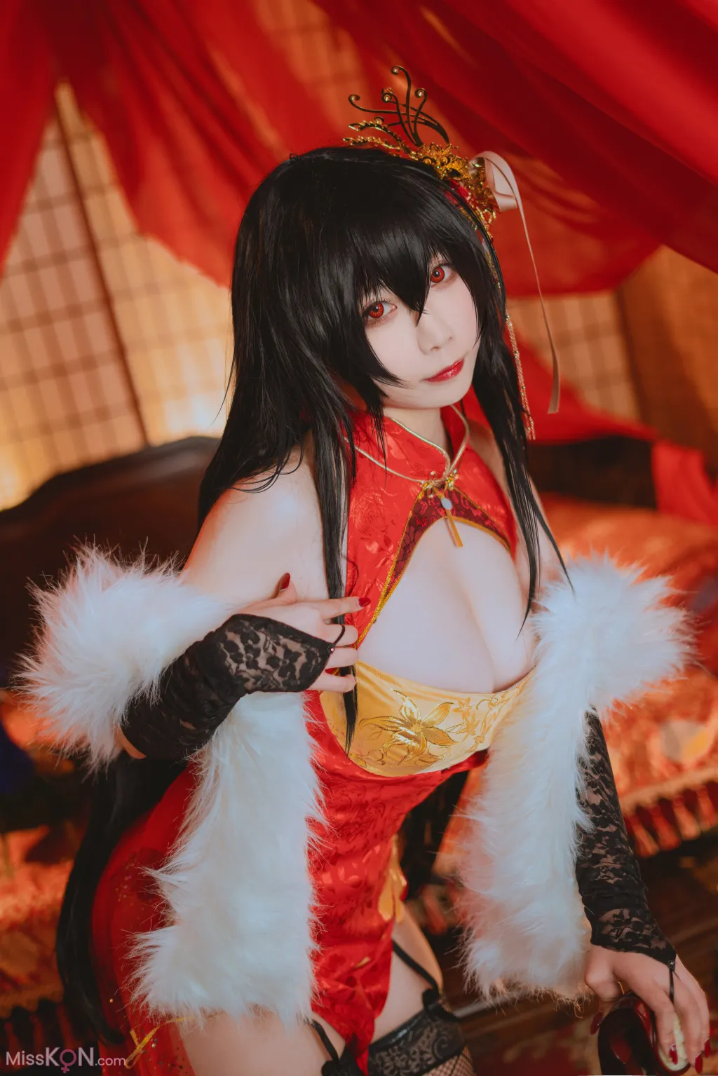 Coser@贞子蜜桃: 大凤旗袍 (10 photos)