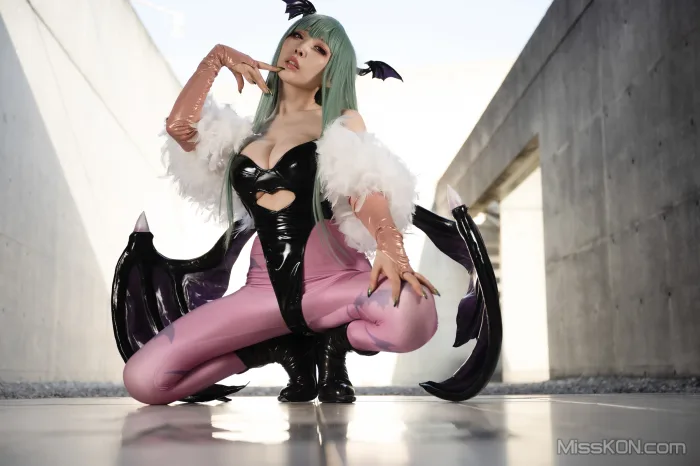 Coser@Reku Momoiro (桃色れく): MORRIGAN AENSLAND (243 photos)