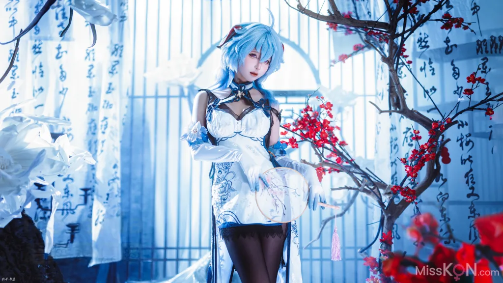 Coser@蠢沫沫 (chunmomo): 原神 甘雨旗袍 (27 photos)