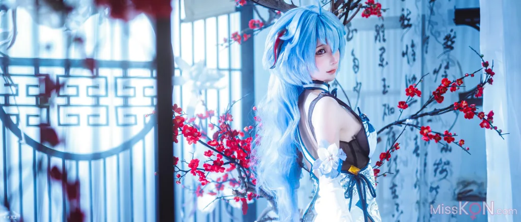 Coser@蠢沫沫 (chunmomo): 原神 甘雨旗袍 (27 photos)