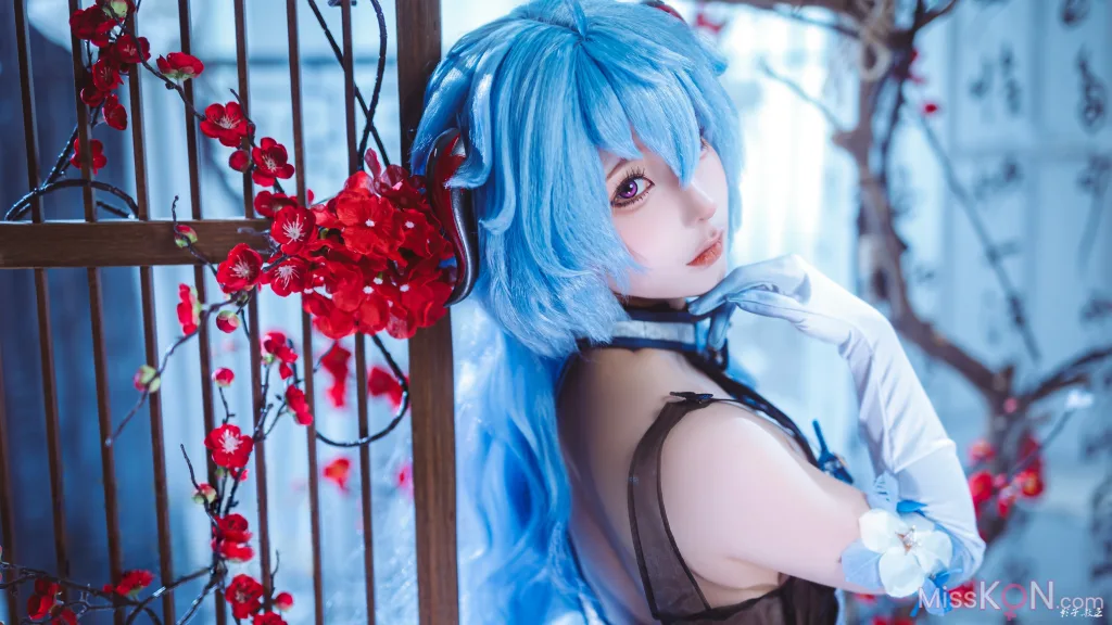 Coser@蠢沫沫 (chunmomo): 原神 甘雨旗袍 (27 photos) – Page 2