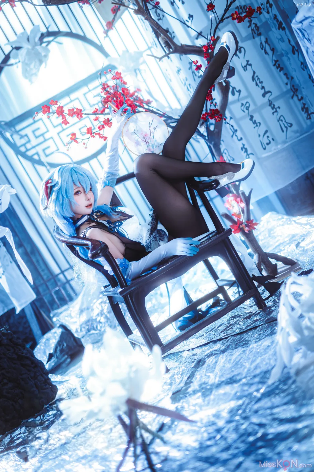 Coser@蠢沫沫 (chunmomo): 原神 甘雨旗袍 (27 photos) – Page 2