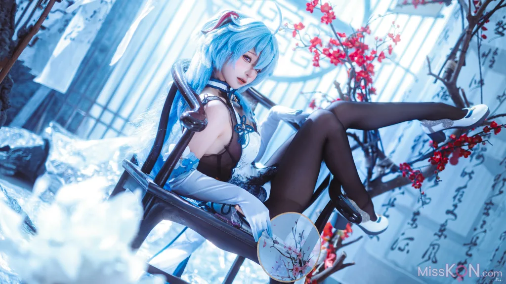 Coser@蠢沫沫 (chunmomo): 原神 甘雨旗袍 (27 photos) – Page 2