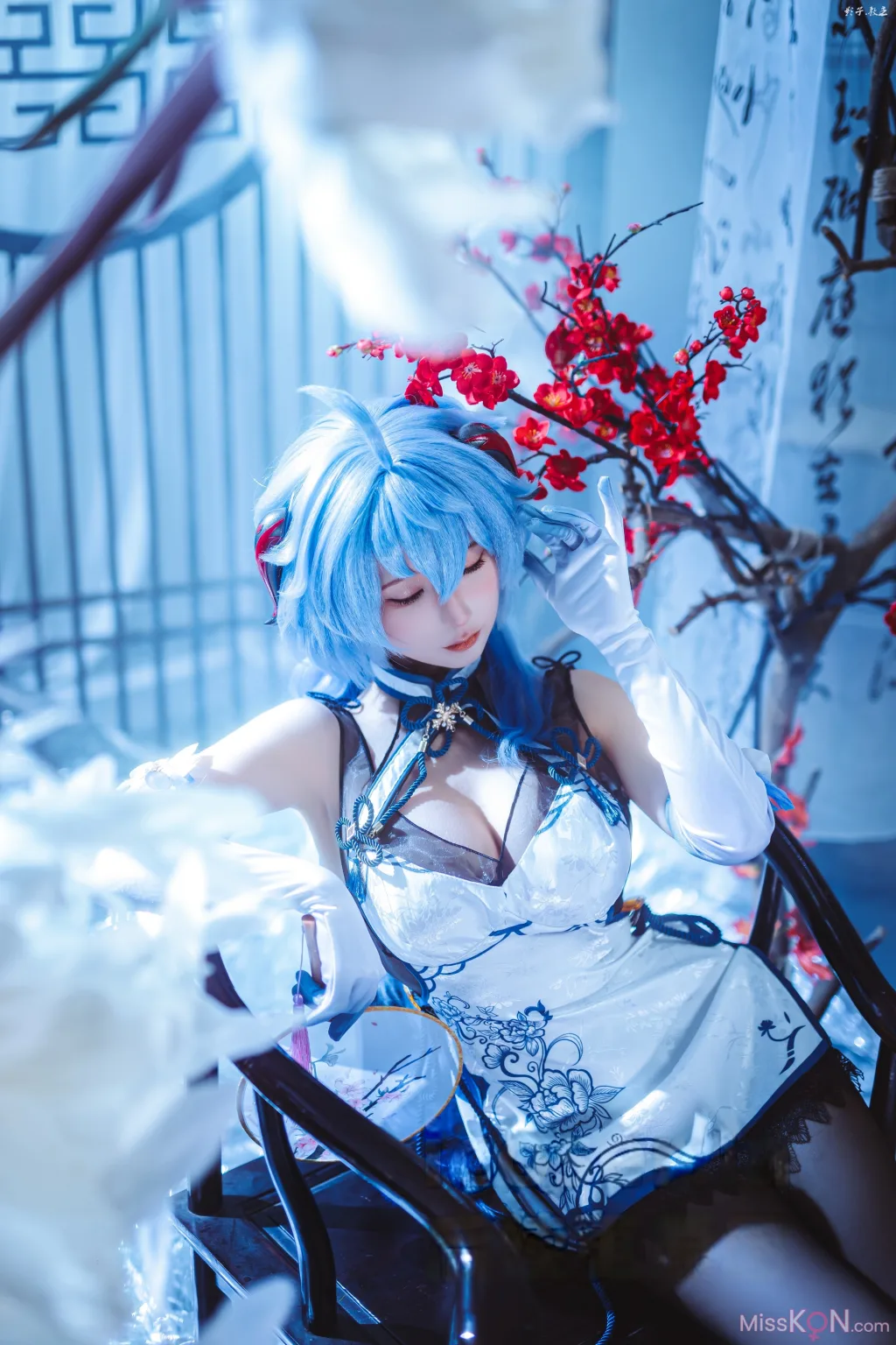Coser@蠢沫沫 (chunmomo): 原神 甘雨旗袍 (27 photos) – Page 2