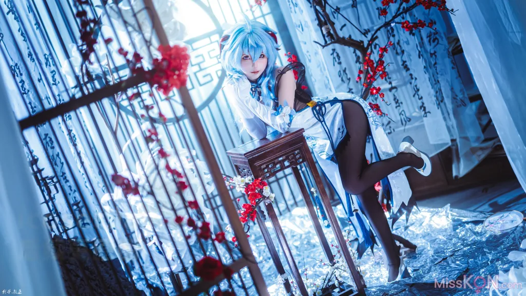 Coser@蠢沫沫 (chunmomo): 原神 甘雨旗袍 (27 photos) – Page 2