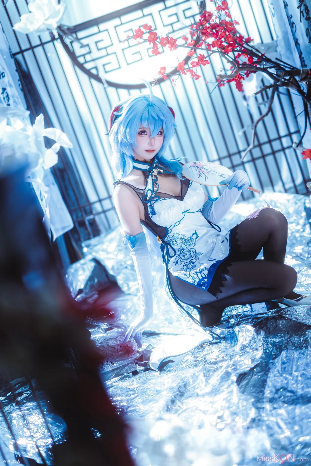 Coser@蠢沫沫 (chunmomo): 原神 甘雨旗袍 (27 photos) – Page 3