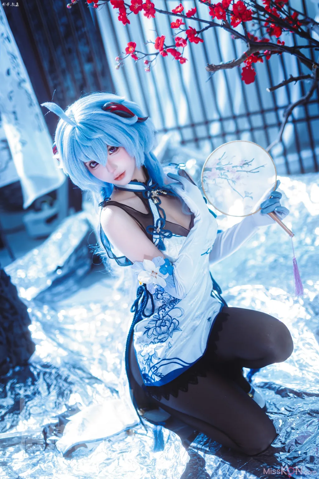 Coser@蠢沫沫 (chunmomo): 原神 甘雨旗袍 (27 photos) – Page 3