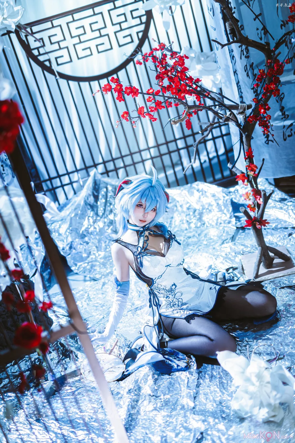 Coser@蠢沫沫 (chunmomo): 原神 甘雨旗袍 (27 photos) – Page 3