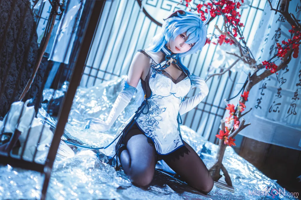 Coser@蠢沫沫 (chunmomo): 原神 甘雨旗袍 (27 photos) – Page 3