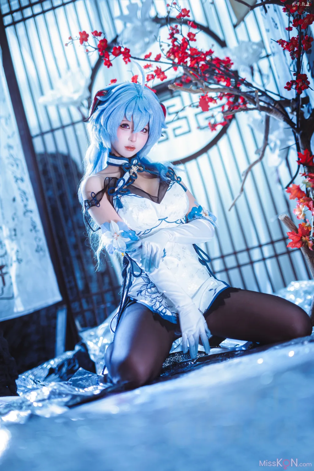 Coser@蠢沫沫 (chunmomo): 原神 甘雨旗袍 (27 photos) – Page 3