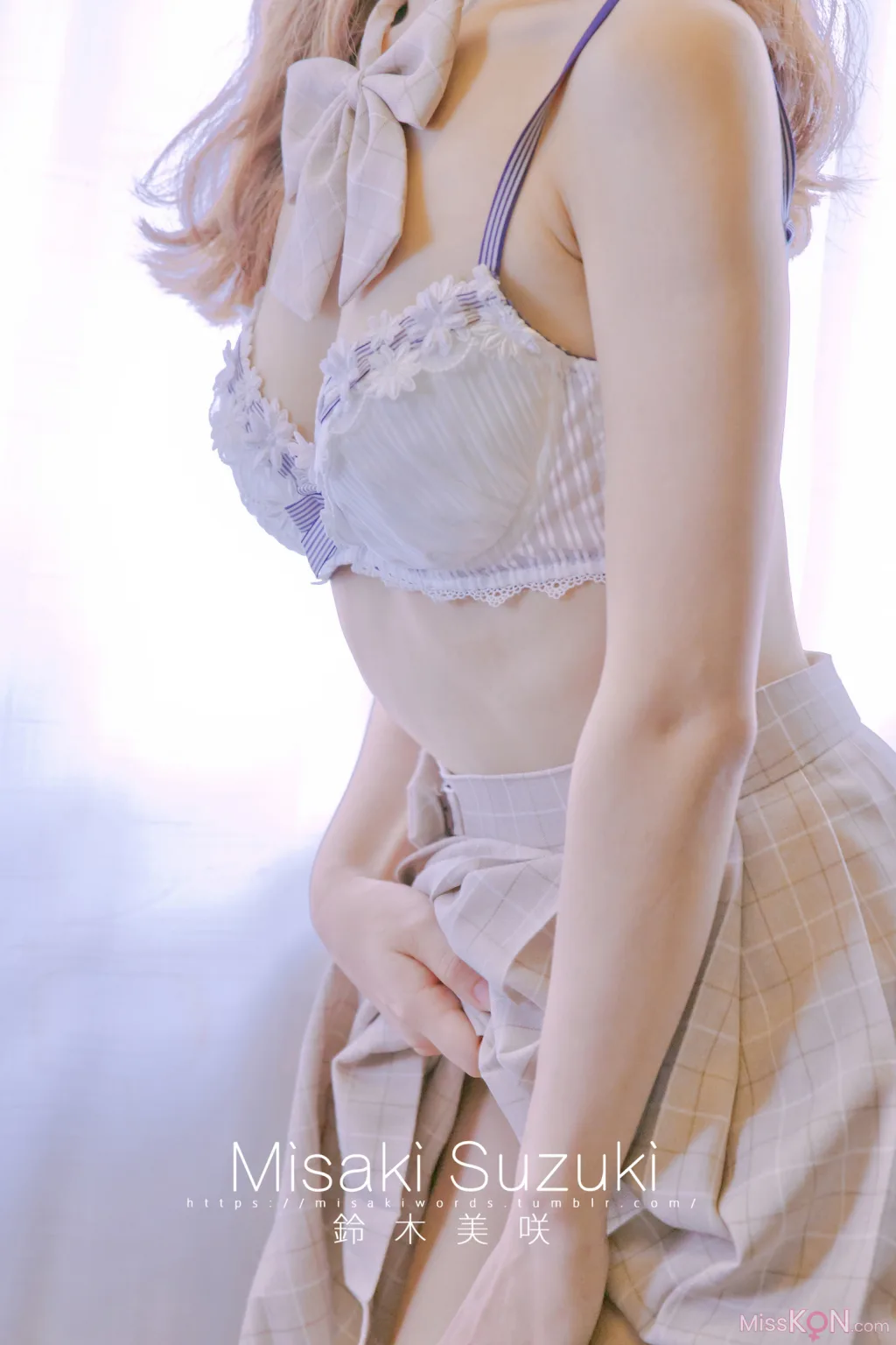 Coser@铃木美咲 (Misaki Suzuki): 前辈和我——纯爱！因为喜欢你所以向你告白 (66 photos )
