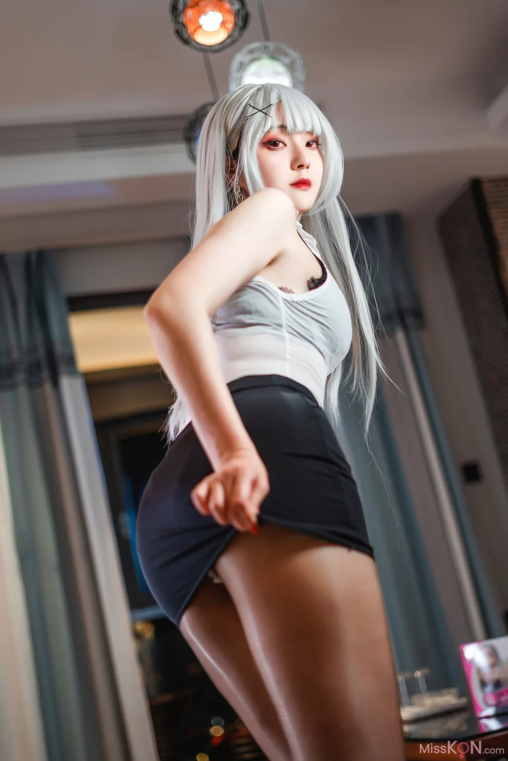 Coser@Natsuko夏夏子: OL灰机杯 (50 photos )