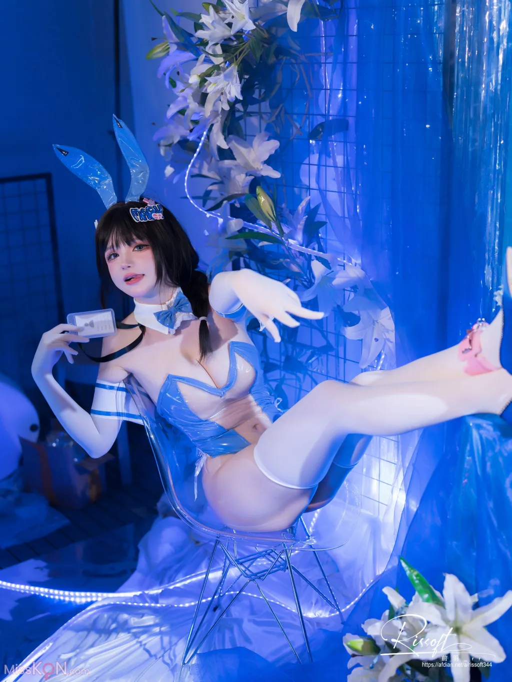 Coser@前羽_rr: 梅里 バニーガールver NIKKE (58 photos)