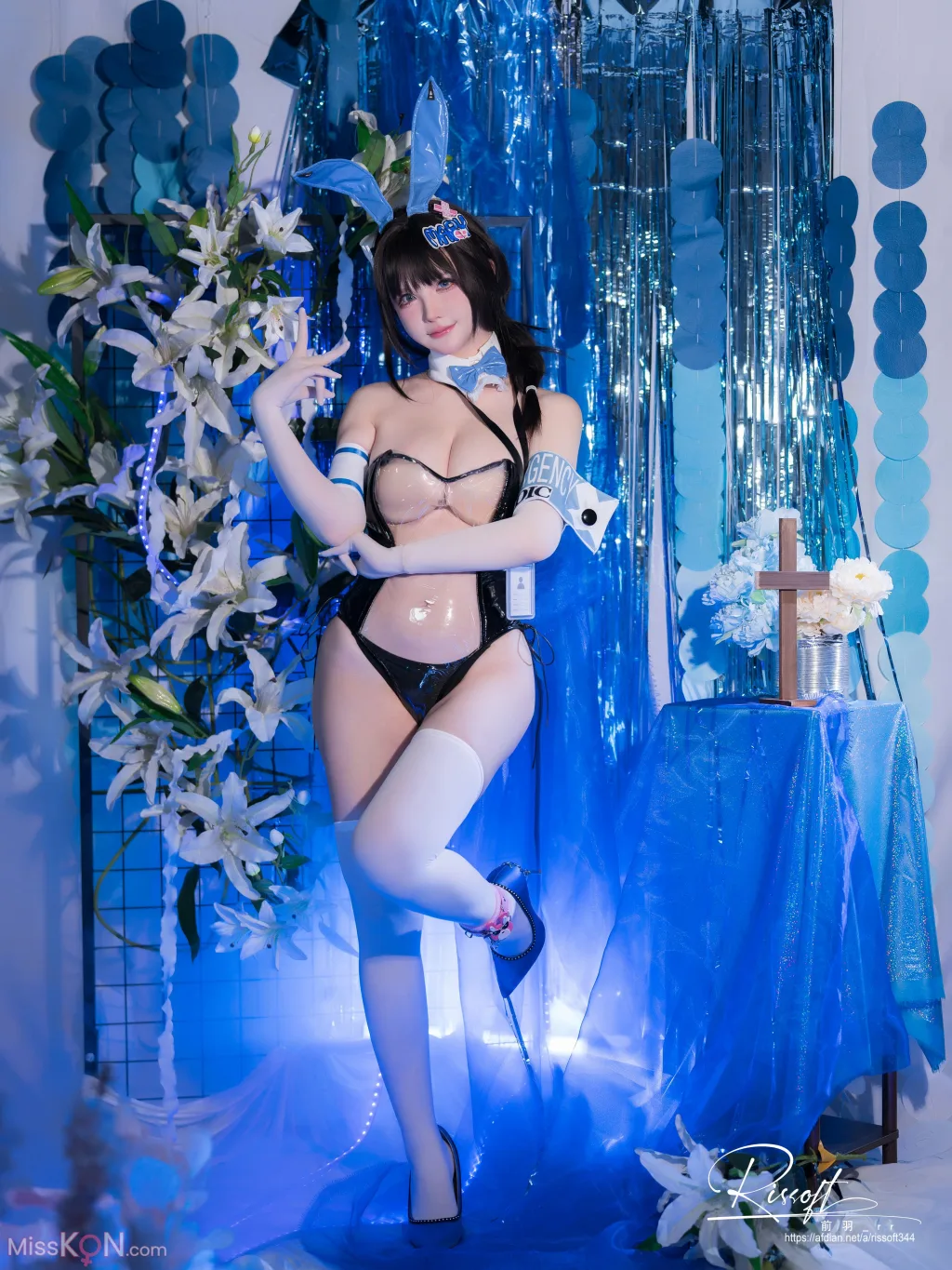 Coser@前羽_rr: 梅里 バニーガールver NIKKE (58 photos)