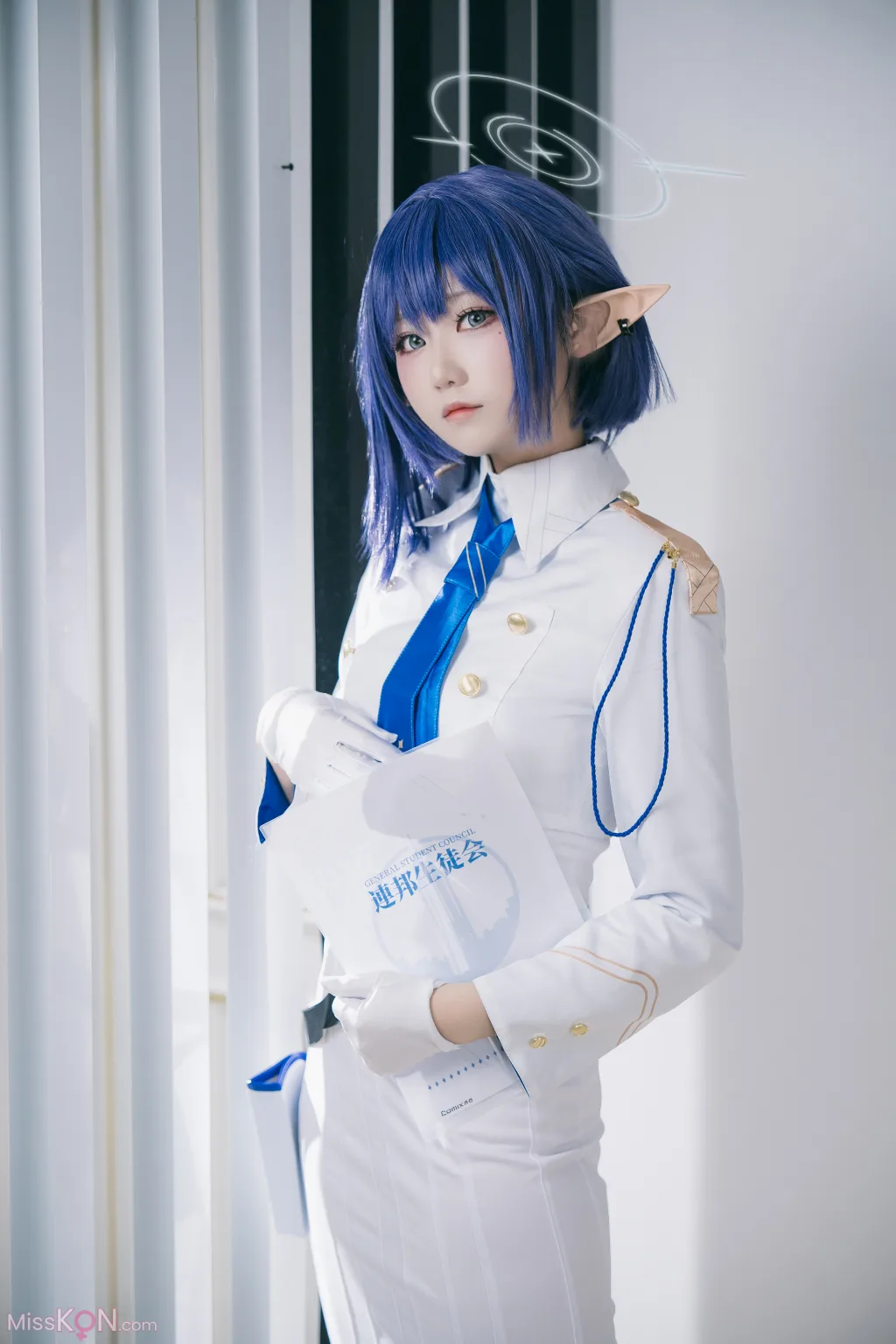 Coser@lunananya: 蔚蓝档案 扇喜葵 (24 photos)