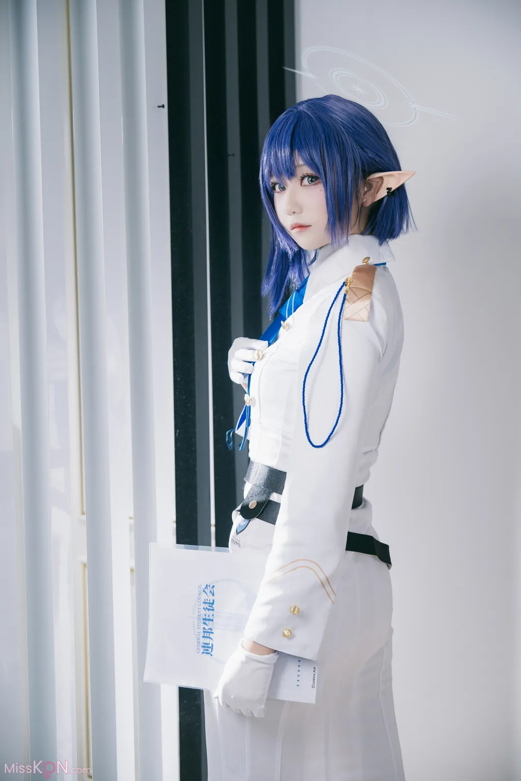 Coser@lunananya: 蔚蓝档案 扇喜葵 (24 photos)