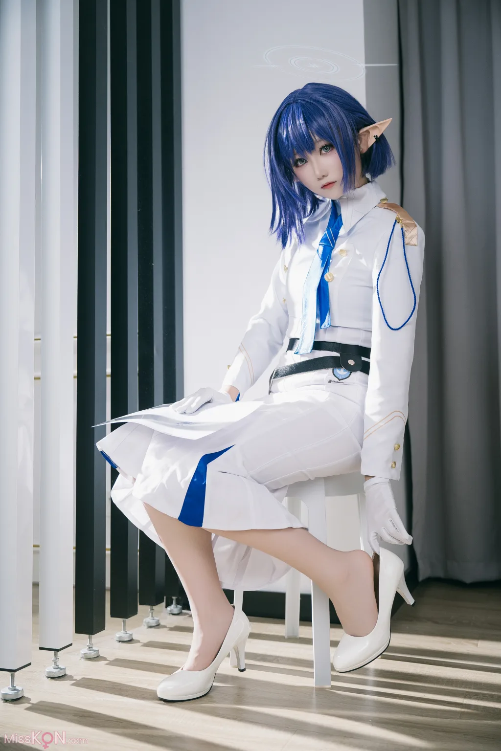 Coser@lunananya: 蔚蓝档案 扇喜葵 (24 photos)