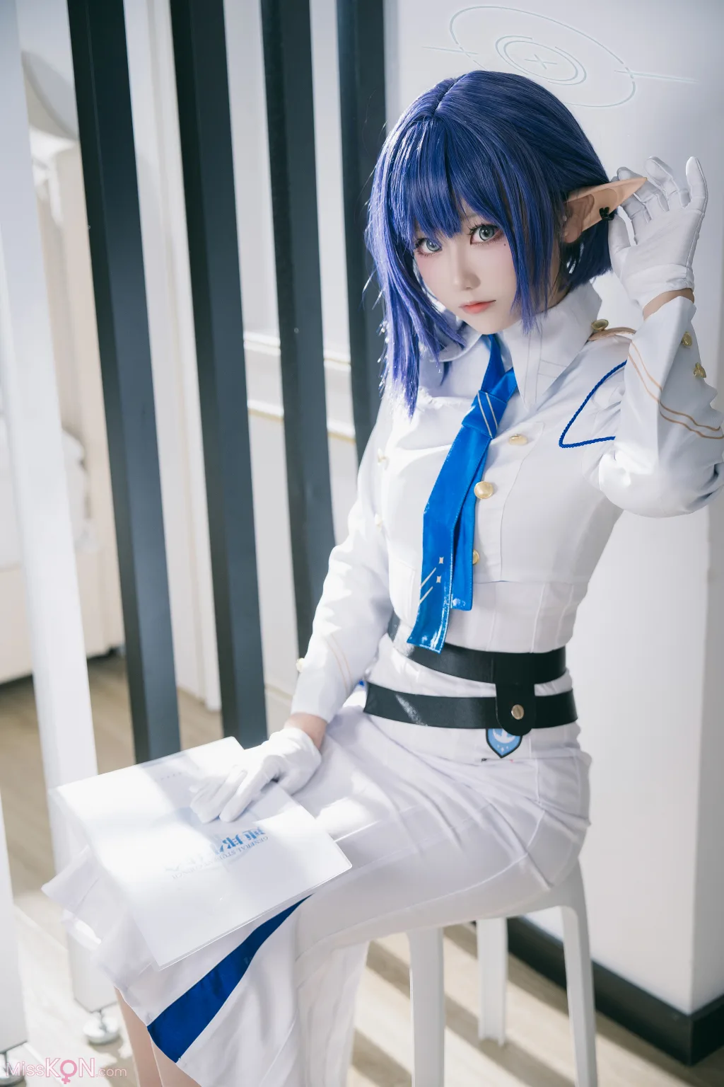 Coser@lunananya: 蔚蓝档案 扇喜葵 (24 photos)