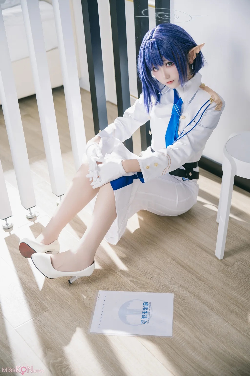 Coser@lunananya: 蔚蓝档案 扇喜葵 (24 photos)