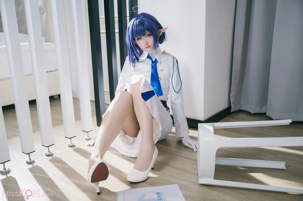 Coser@lunananya: 蔚蓝档案 扇喜葵 (24 photos)