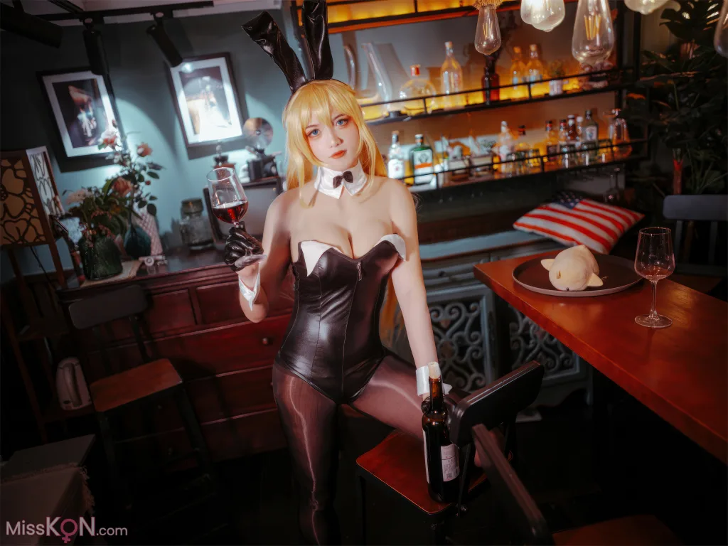 Coser@刺青Poi &amp; 隼隼子: 碧蓝航线 北卡罗来纳+华盛顿 兔女郎 (40 photos)