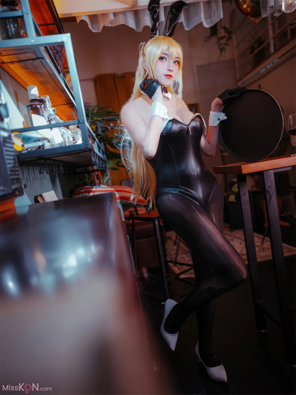 Coser@刺青Poi &amp; 隼隼子: 碧蓝航线 北卡罗来纳+华盛顿 兔女郎 (40 photos)