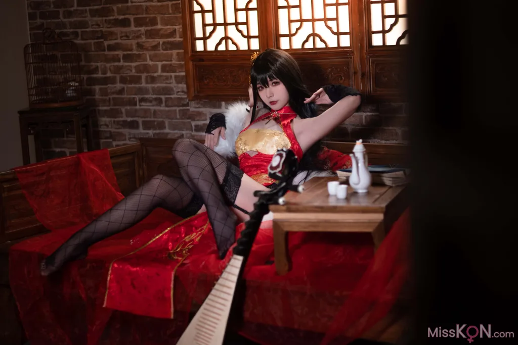 Coser@yuuhui玉汇: 碧蓝航线 大凤旗袍 (23 photos)