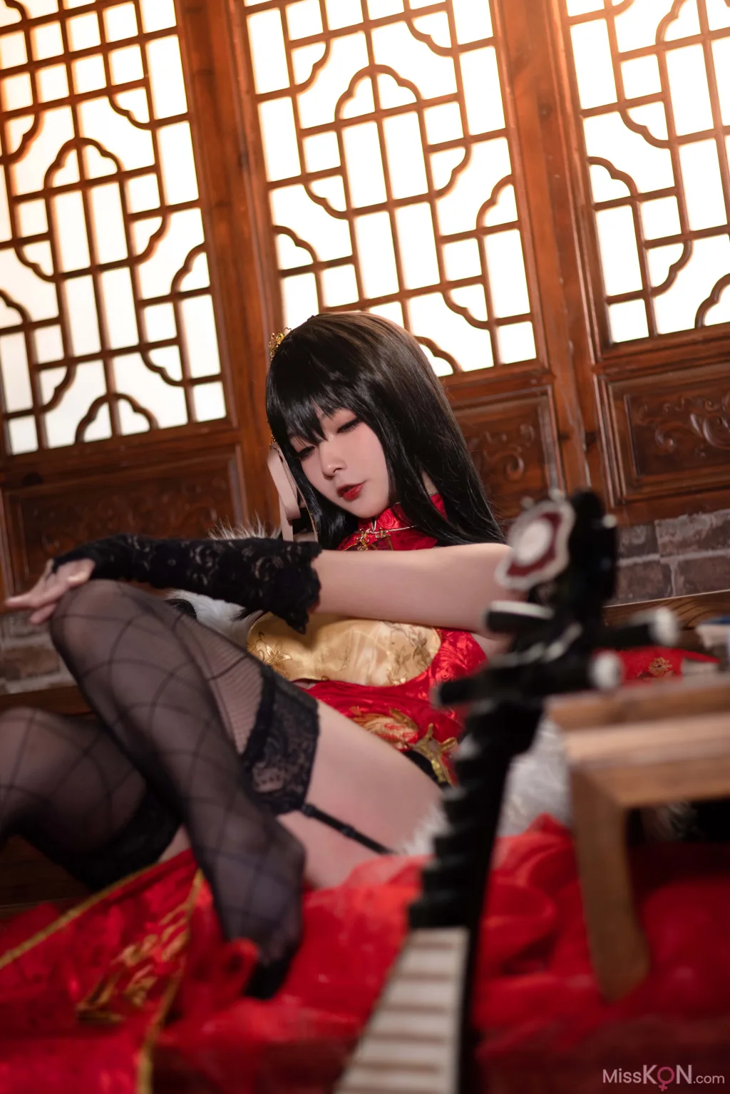 Coser@yuuhui玉汇: 碧蓝航线 大凤旗袍 (23 photos)