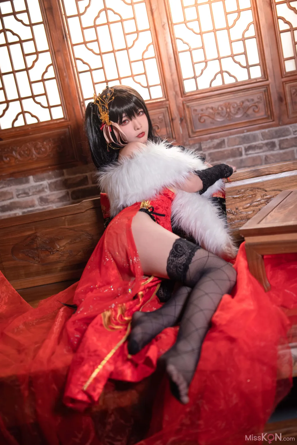Coser@yuuhui玉汇: 碧蓝航线 大凤旗袍 (23 photos)