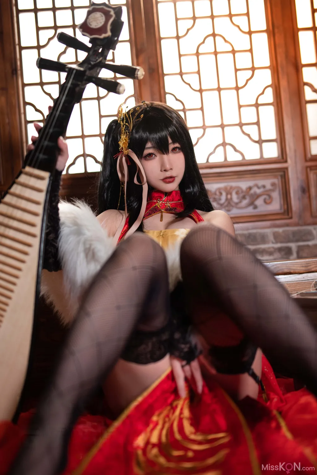 Coser@yuuhui玉汇: 碧蓝航线 大凤旗袍 (23 photos)