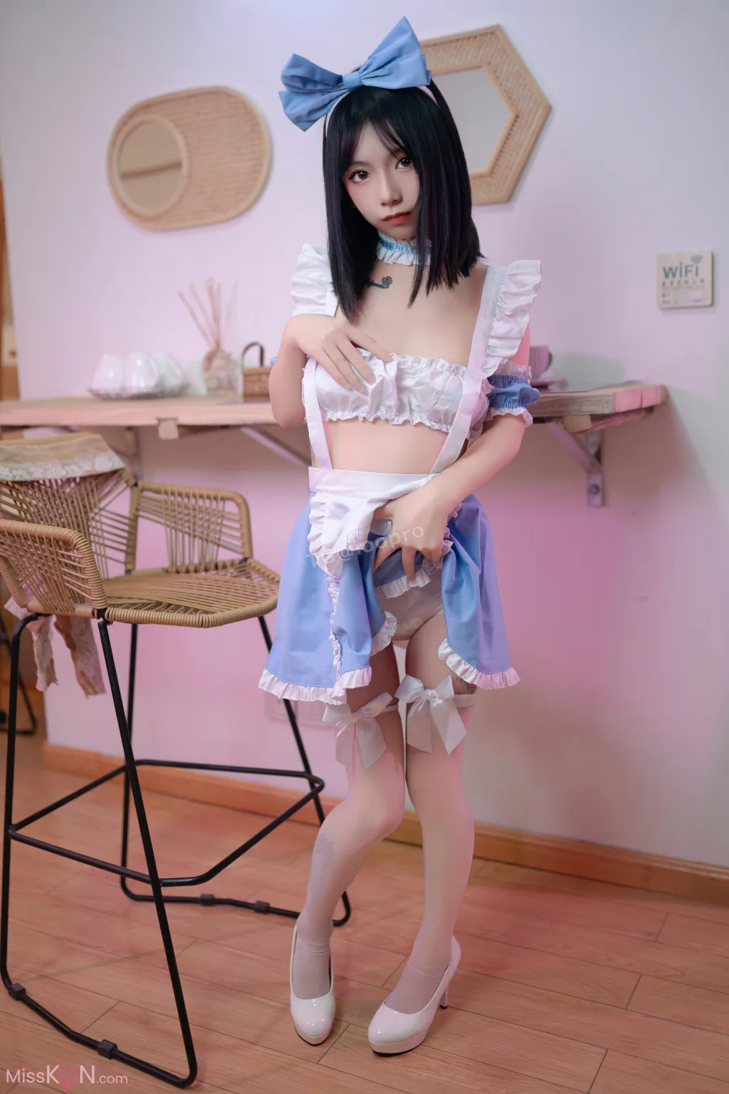Coser@Bangni邦尼: 双人女仆 (77 photos )
