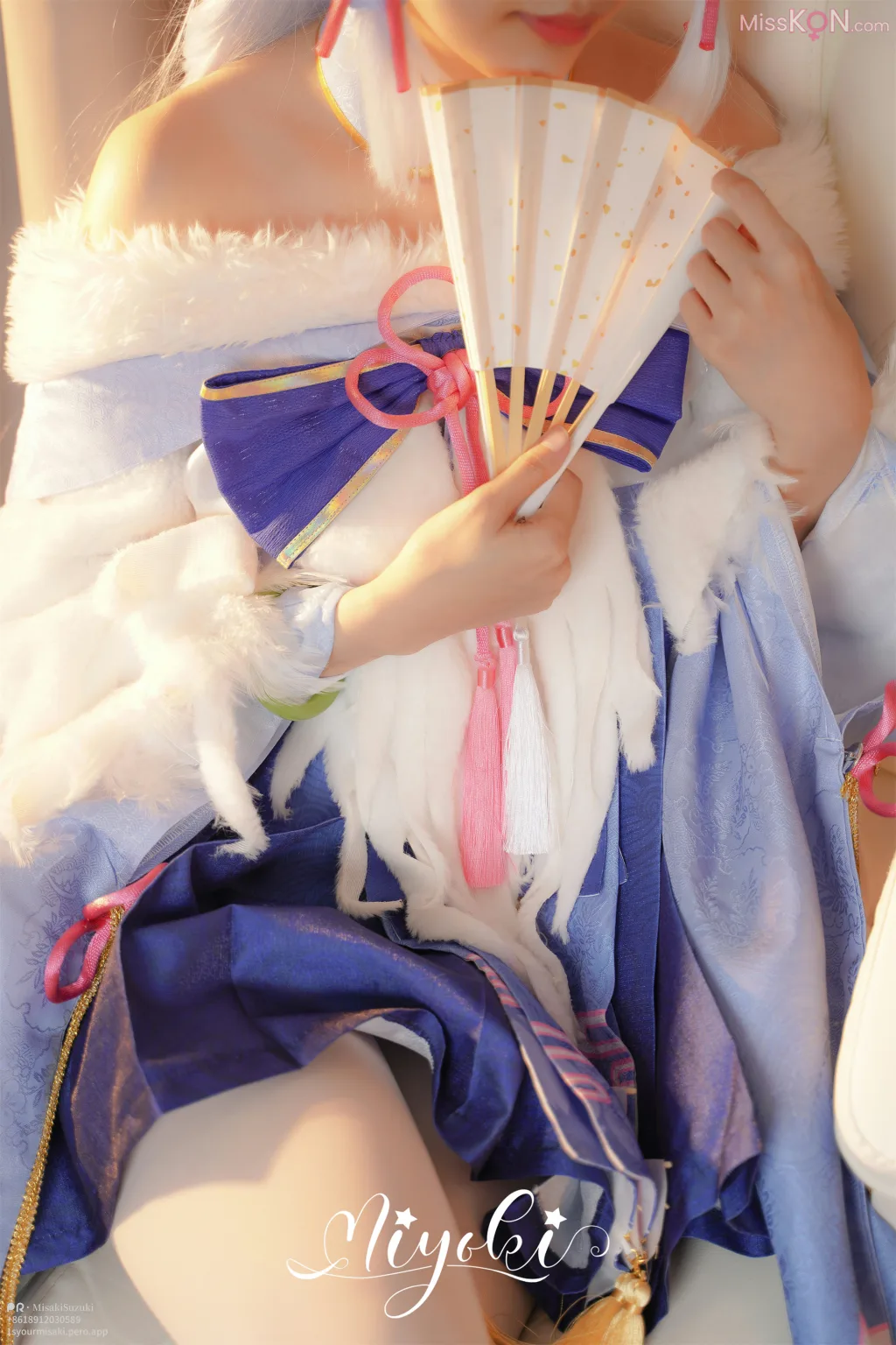 Coser@铃木美咲 (Misaki Suzuki): 白鹭公主cos 自慰 (22 photos + 1 video)