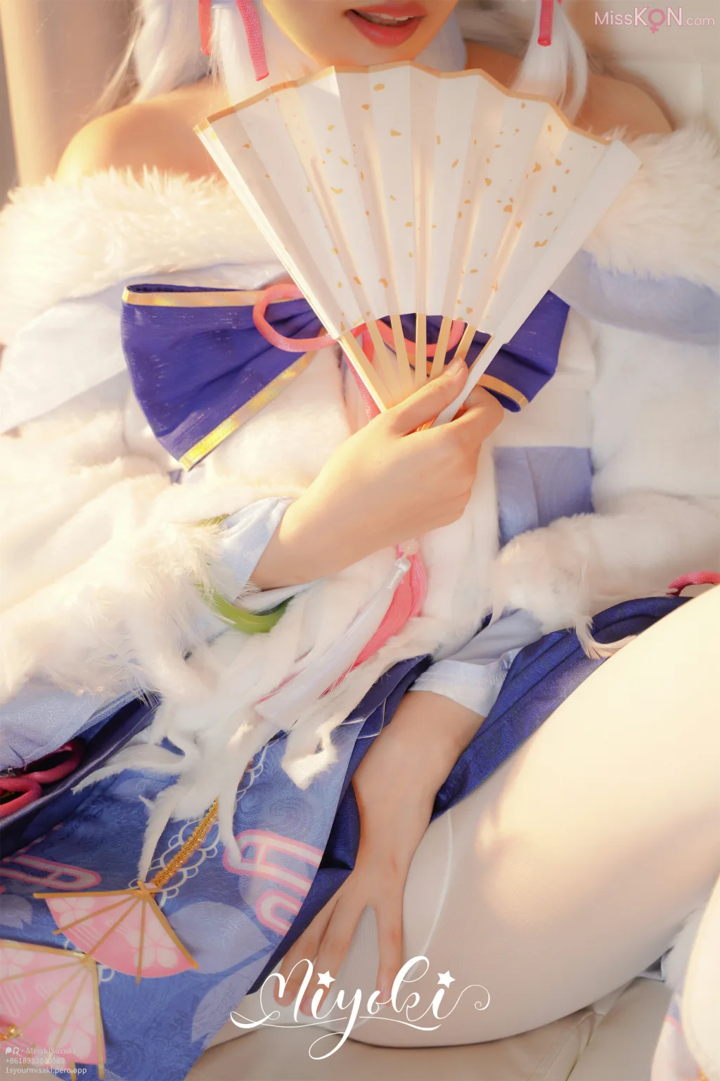 Coser@铃木美咲 (Misaki Suzuki): 白鹭公主cos 自慰 (22 photos + 1 video)