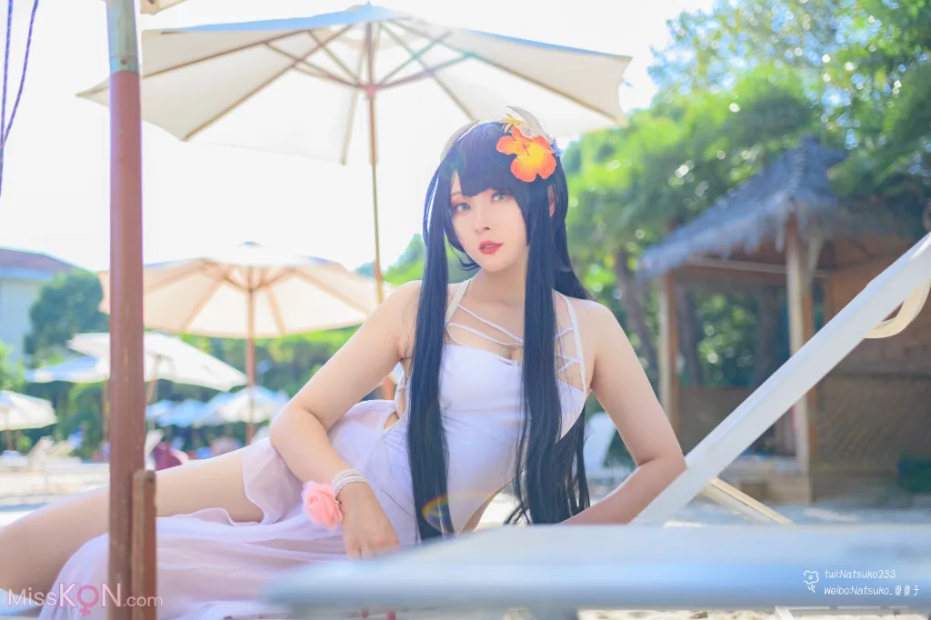 Coser@Natsuko夏夏子: 碧蓝航线 比叡泳装 (55 photos)