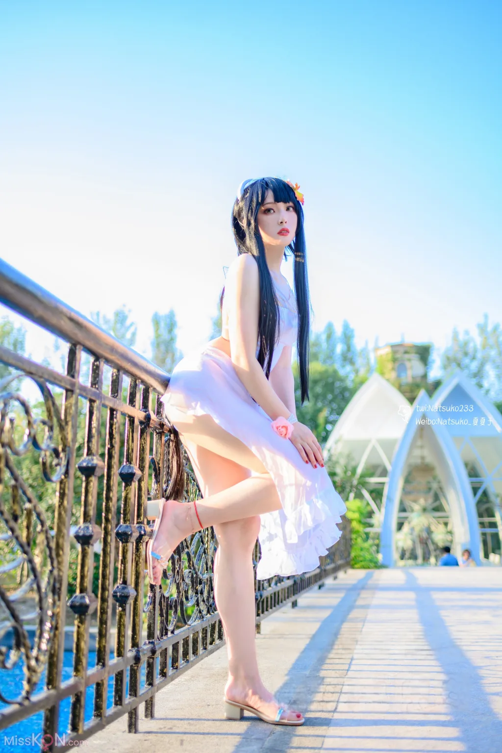 Coser@Natsuko夏夏子: 碧蓝航线 比叡泳装 (55 photos)