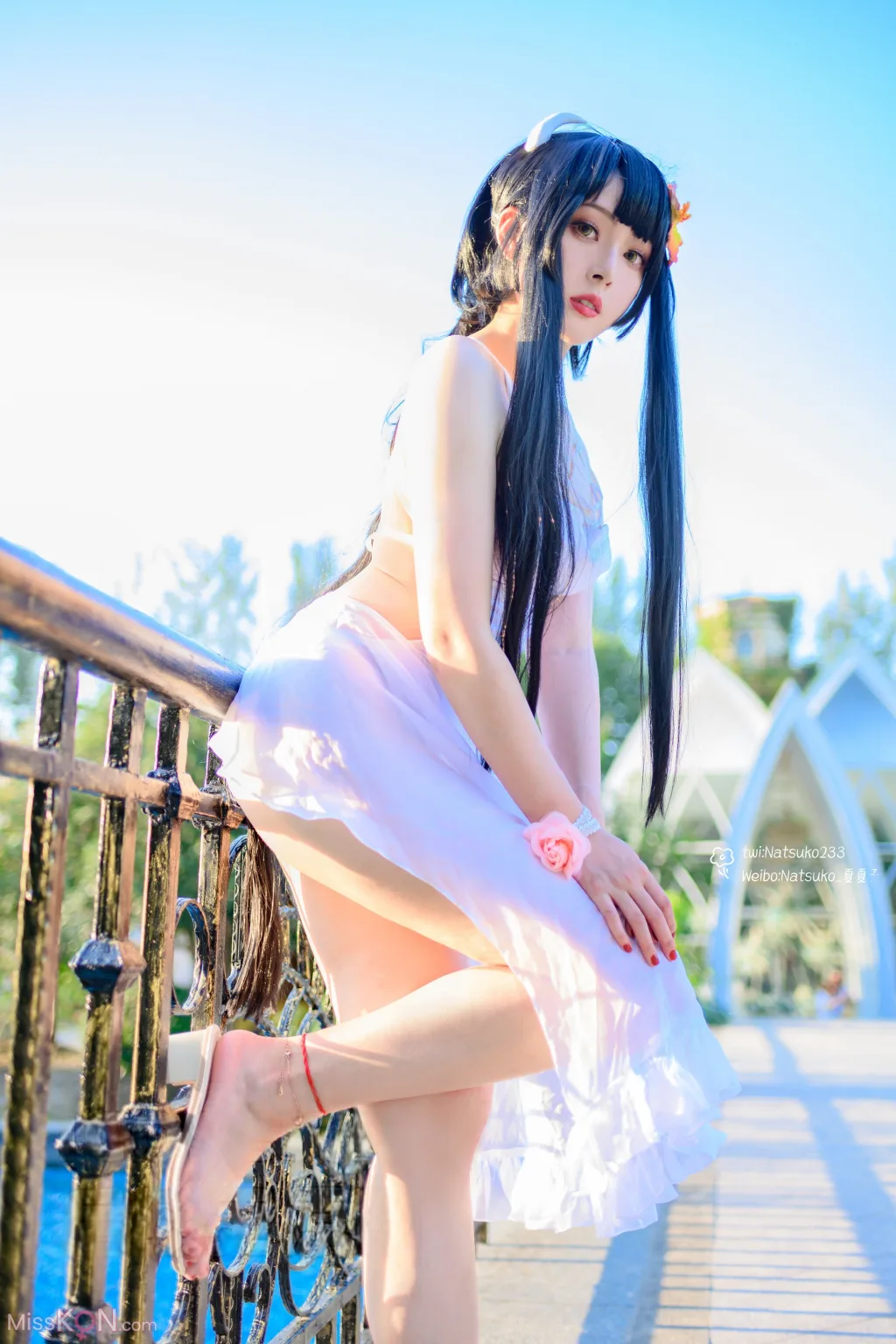 Coser@Natsuko夏夏子: 碧蓝航线 比叡泳装 (55 photos)