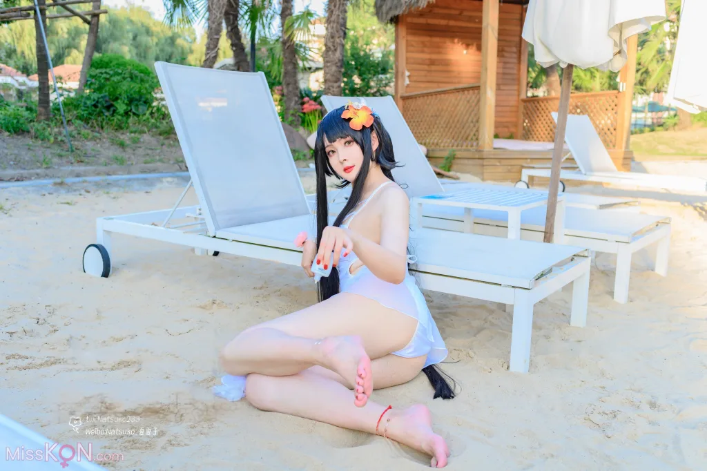 Coser@Natsuko夏夏子: 碧蓝航线 比叡泳装 (55 photos)