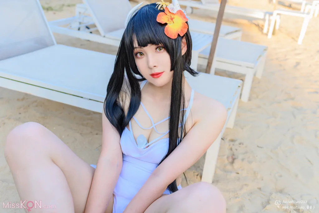 Coser@Natsuko夏夏子: 碧蓝航线 比叡泳装 (55 photos)
