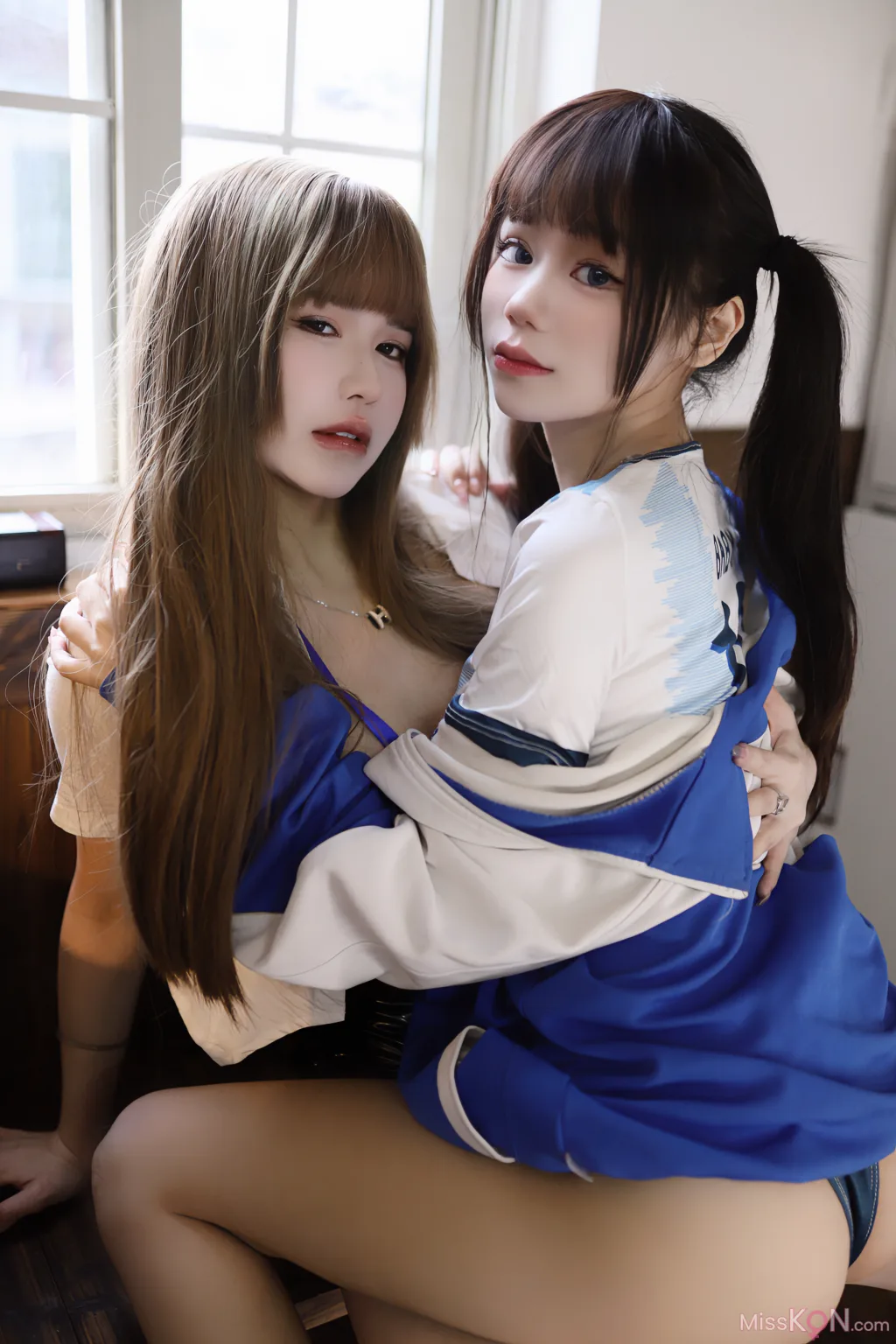Coser@Tina很妖孽呀: 双马尾学生与老师2 (95 photos )
