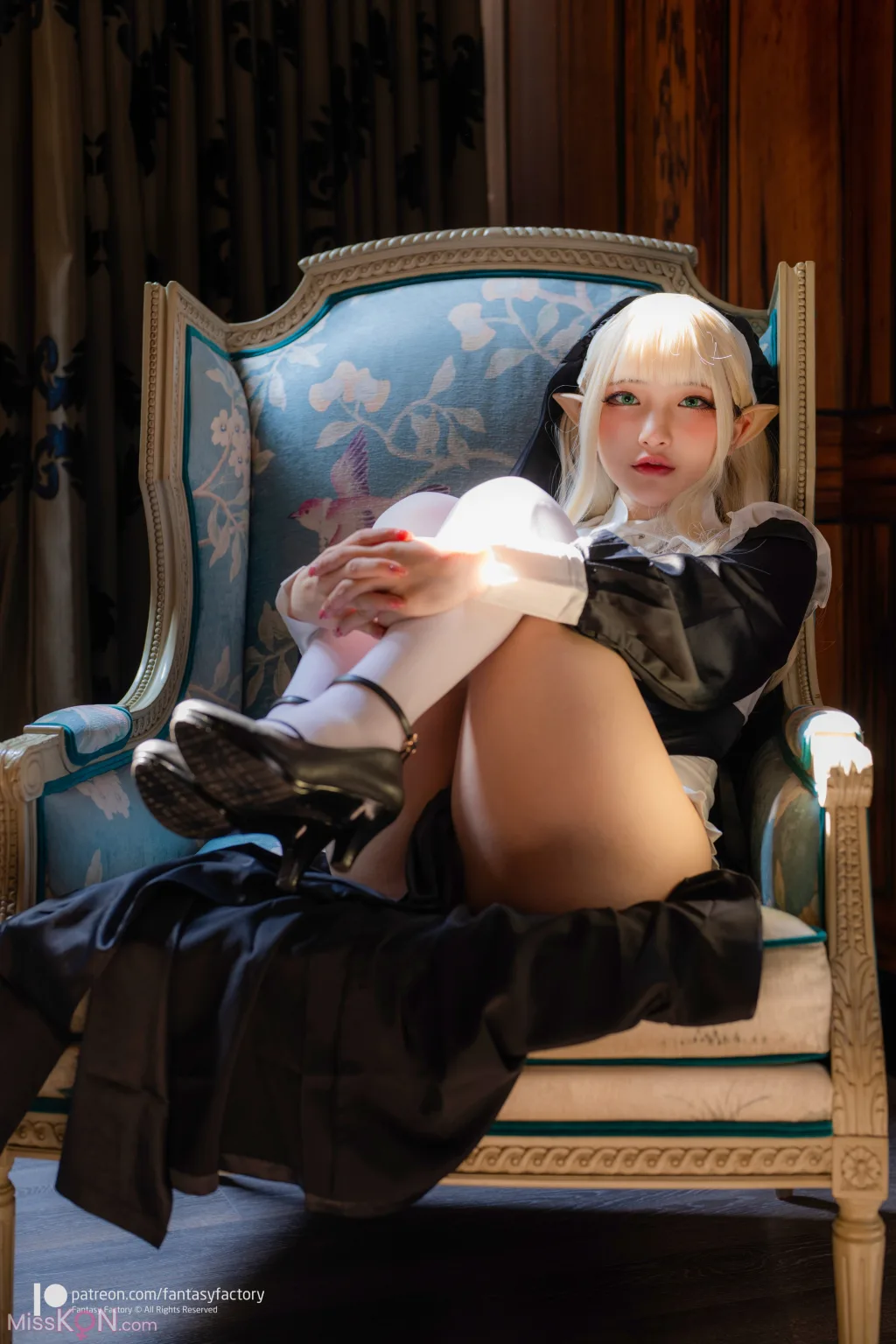 [Fantasy Factory] 小丁: 精灵修女 – Nun-Elf (37 photos)
