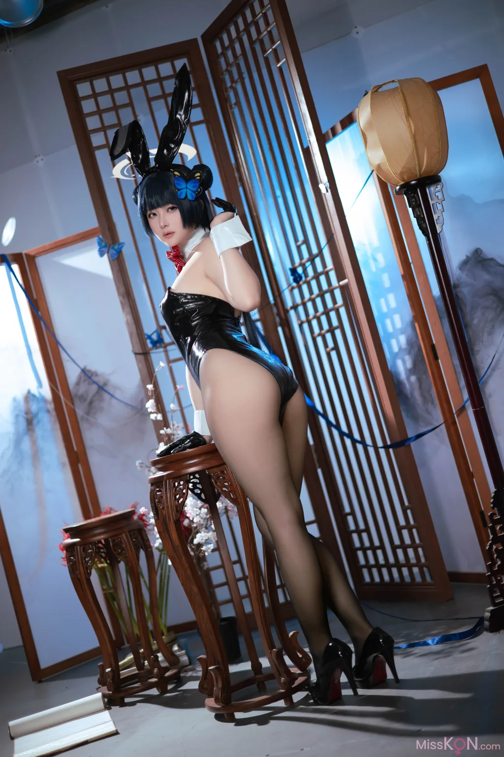 Coser@屿鱼: 蔚蓝档案 龙华妃咲 兔女郎 (40 photos)