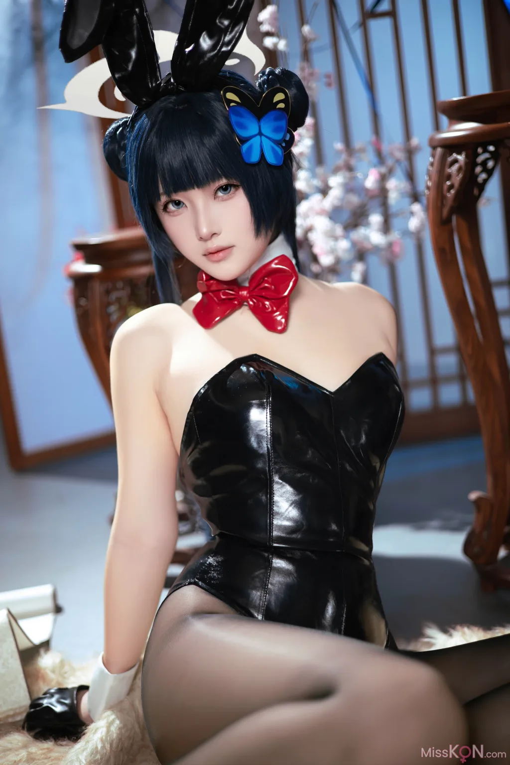 Coser@屿鱼: 蔚蓝档案 龙华妃咲 兔女郎 (40 photos)