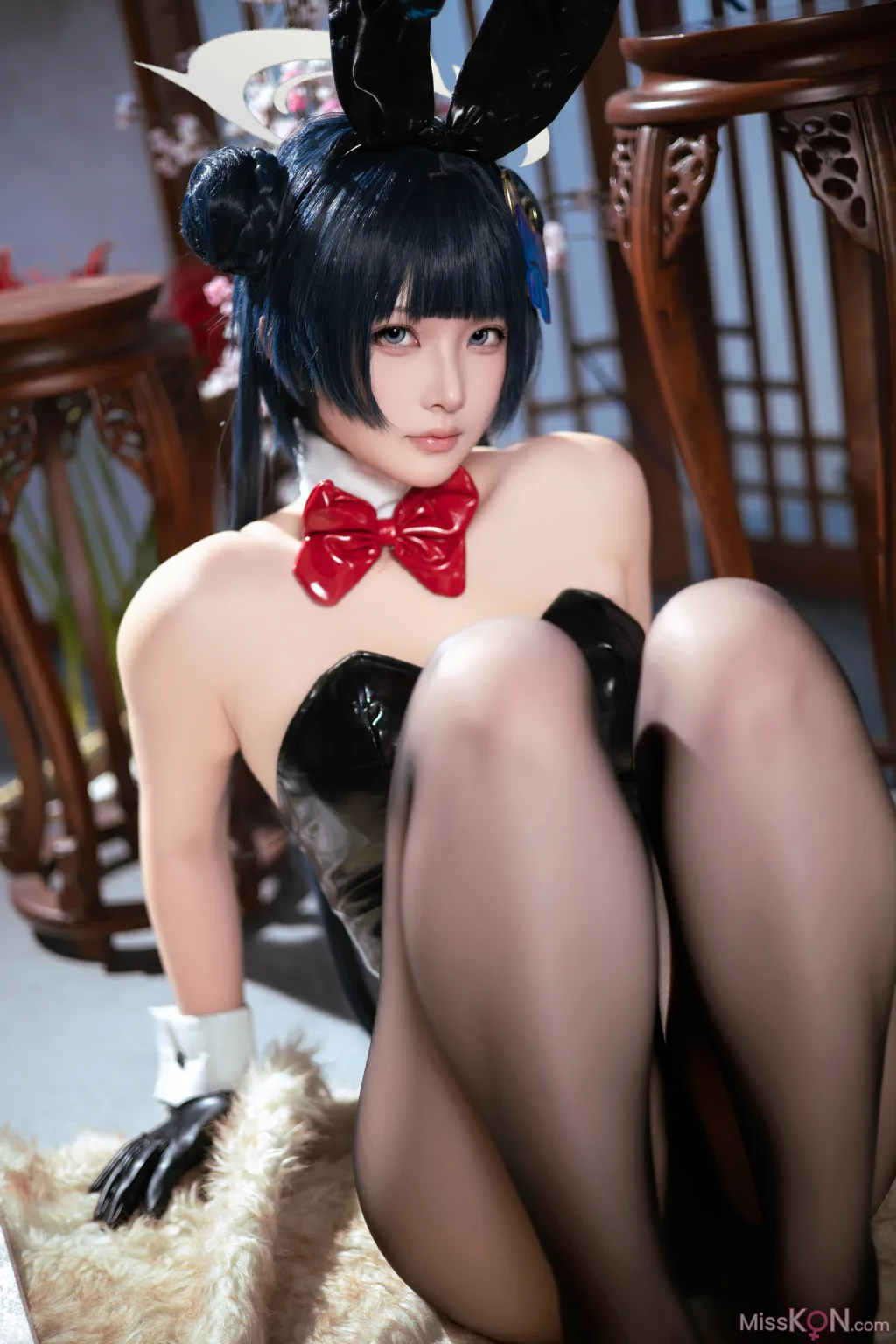 Coser@屿鱼: 蔚蓝档案 龙华妃咲 兔女郎 (40 photos)