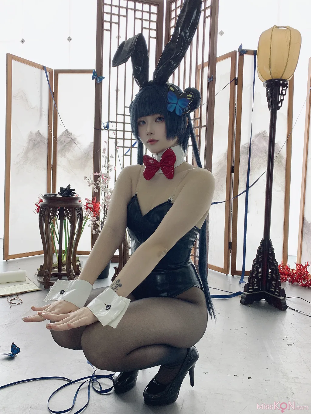 Coser@屿鱼: 蔚蓝档案 龙华妃咲 兔女郎 (40 photos)