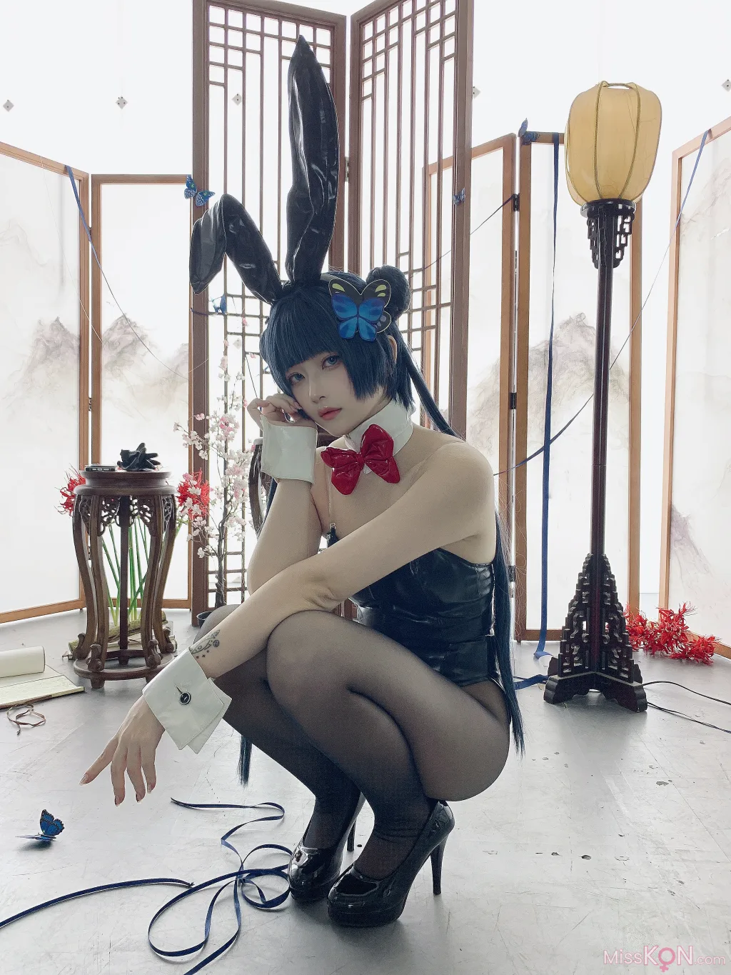 Coser@屿鱼: 蔚蓝档案 龙华妃咲 兔女郎 (40 photos)