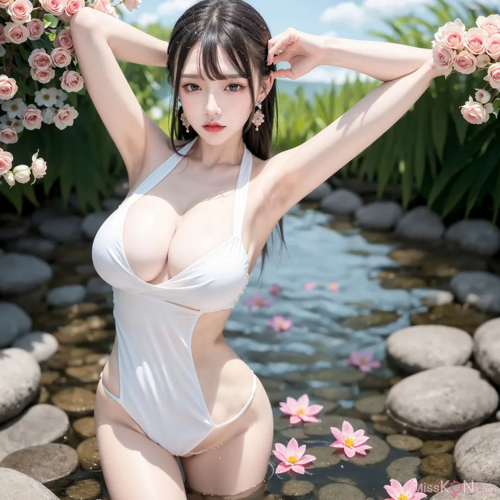 [AI Generated] 拟实画风 Vol.232: Summer Pond (183 photos)