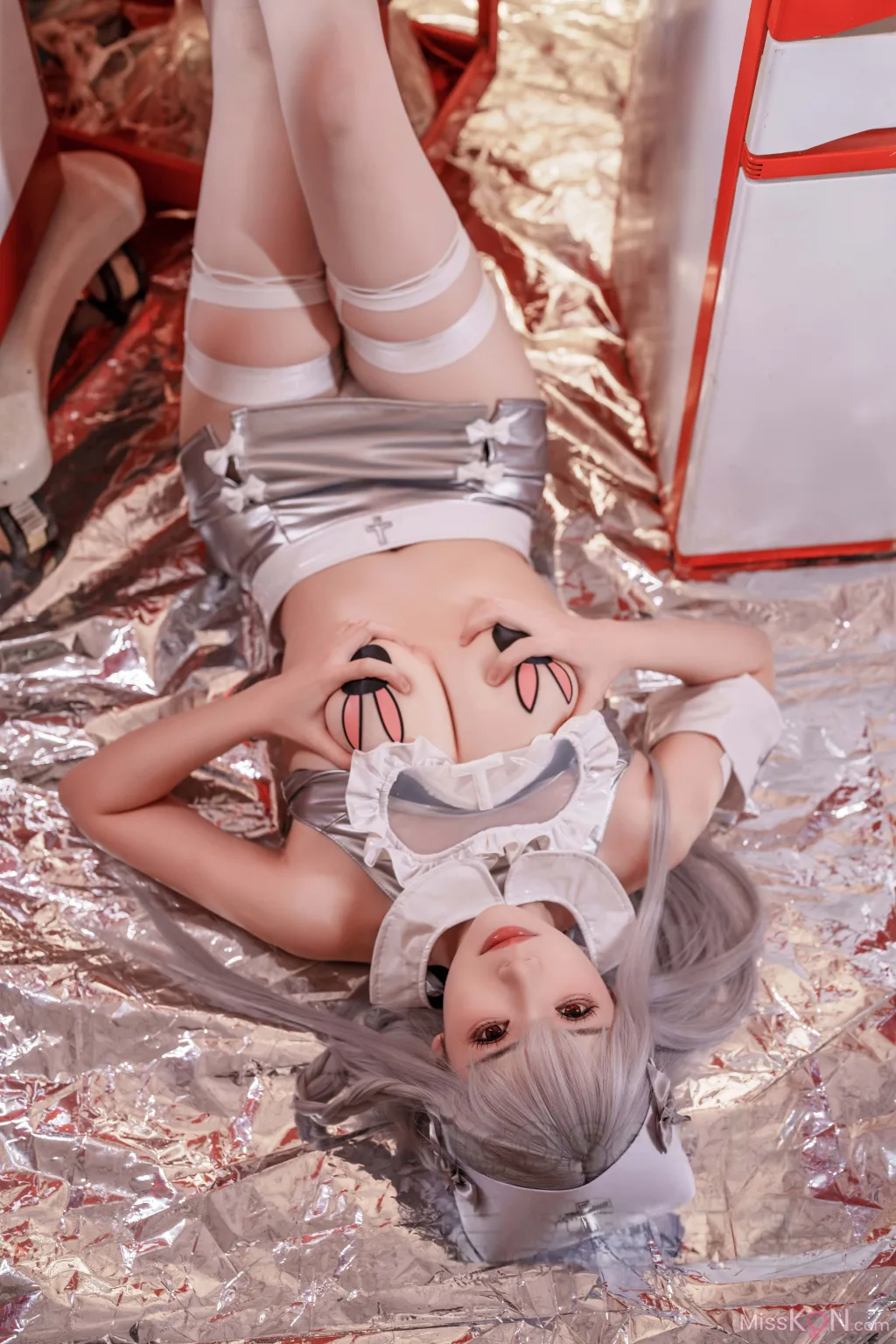 Coser@雪晴Astra: 银发魔女护士 实习日记 (74 photos )